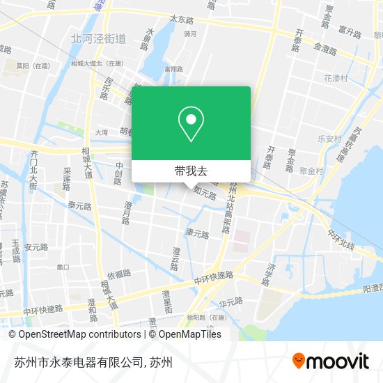 苏州市永泰电器有限公司地图