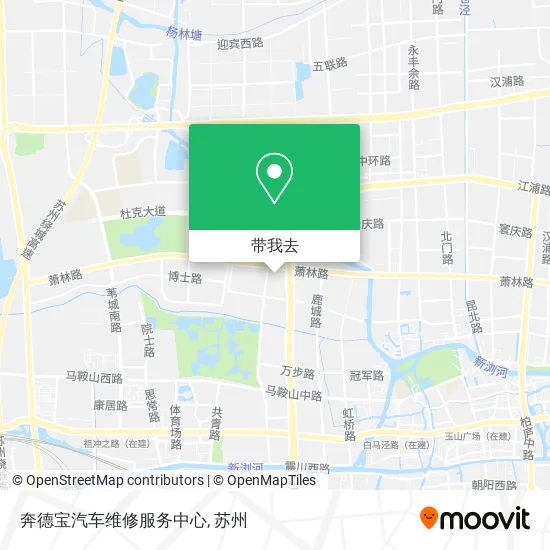奔德宝汽车维修服务中心地图