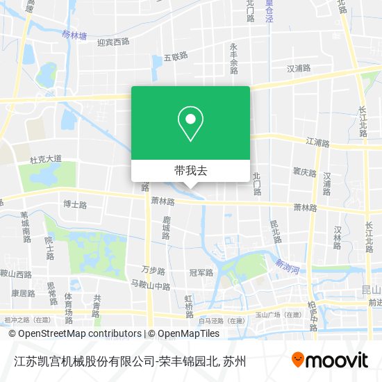 江苏凯宫机械股份有限公司-荣丰锦园北地图
