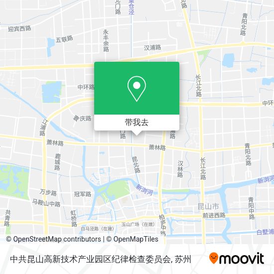 中共昆山高新技术产业园区纪律检查委员会地图