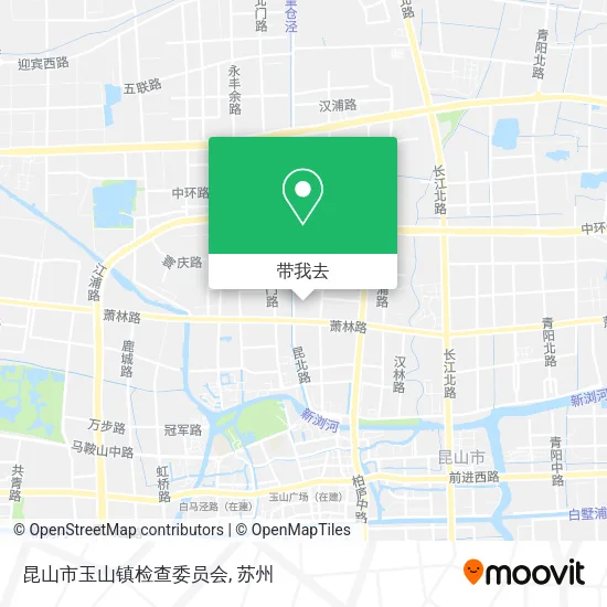 昆山市玉山镇检查委员会地图