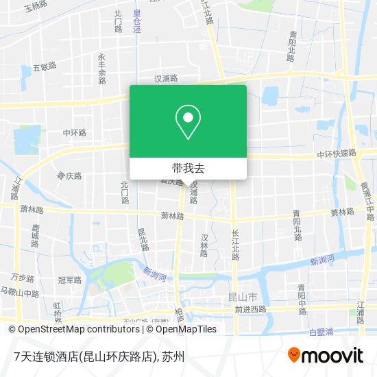 7天连锁酒店(昆山环庆路店)地图