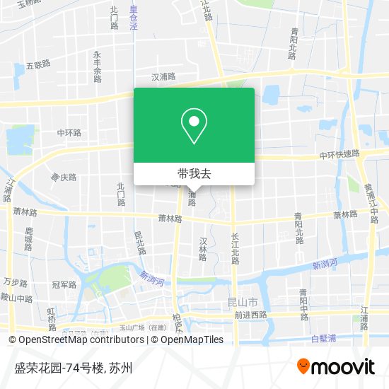 盛荣花园-74号楼地图