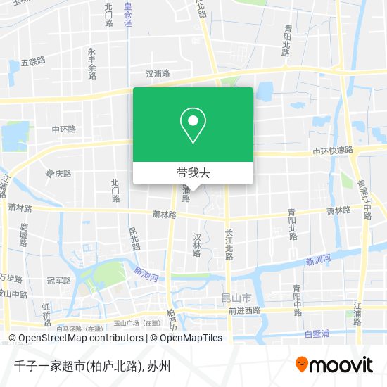 千子一家超市(柏庐北路)地图