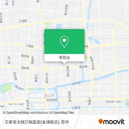 王家老太镇江锅盖面(金浦路店)地图