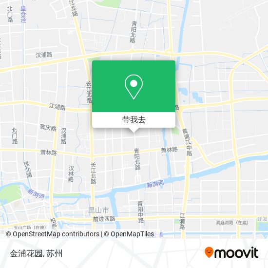 金浦花园地图
