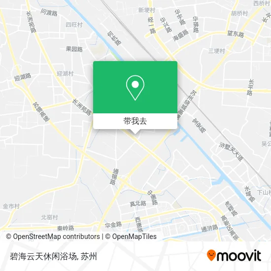 碧海云天休闲浴场地图