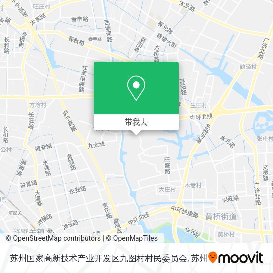 苏州国家高新技术产业开发区九图村村民委员会地图