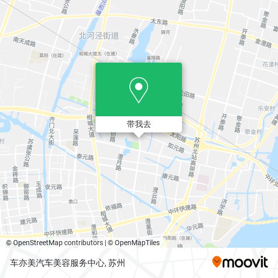 车亦美汽车美容服务中心地图