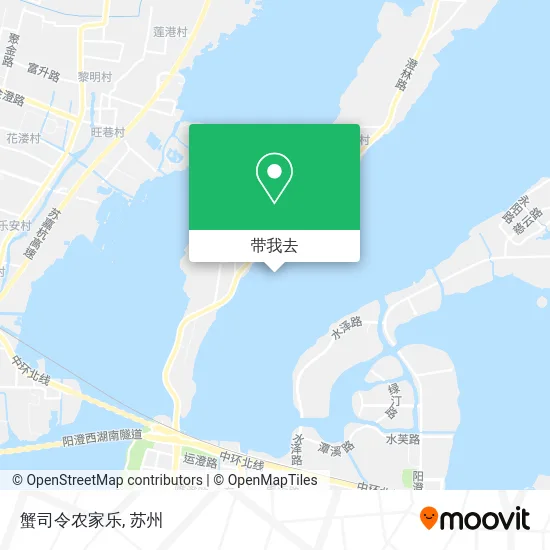 蟹司令农家乐地图