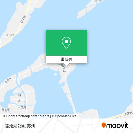 莲池湖公园地图