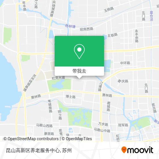 昆山高新区养老服务中心地图
