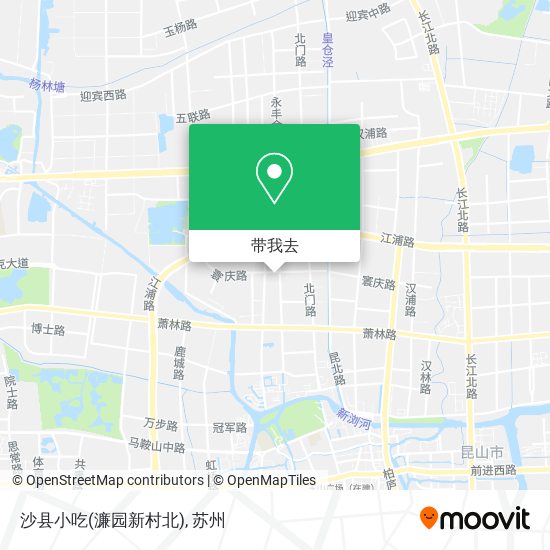 沙县小吃(濂园新村北)地图