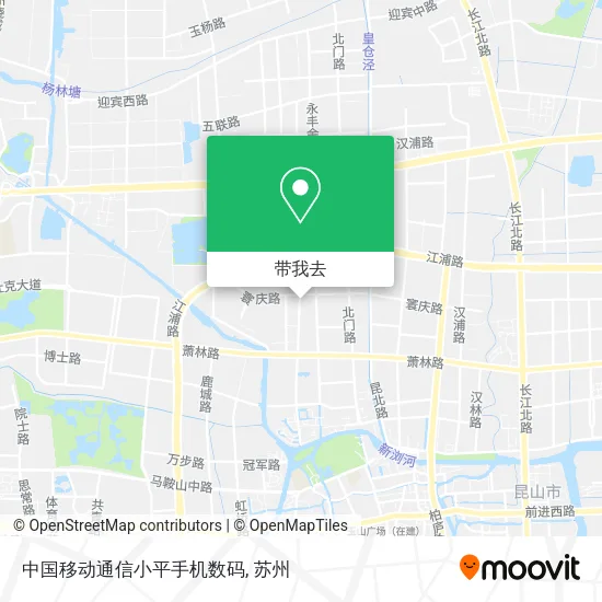中国移动通信小平手机数码地图