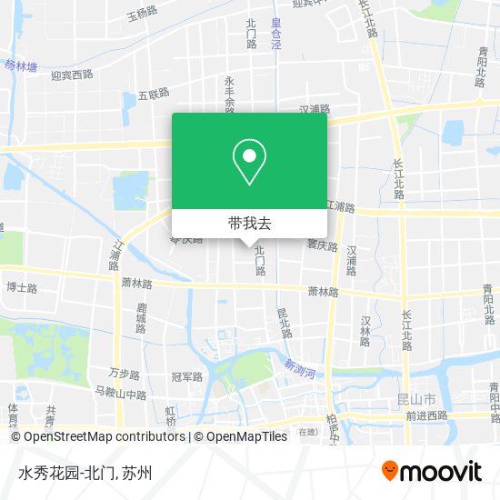 水秀花园-北门地图