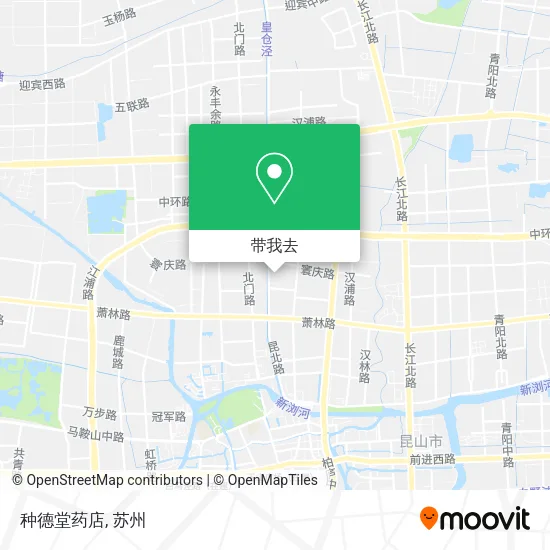 种德堂药店地图