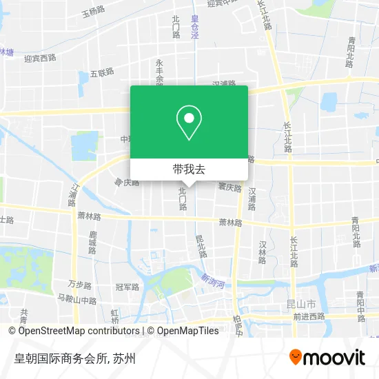 皇朝国际商务会所地图