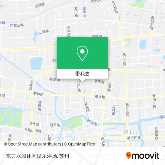 东方水城休闲娱乐浴场地图