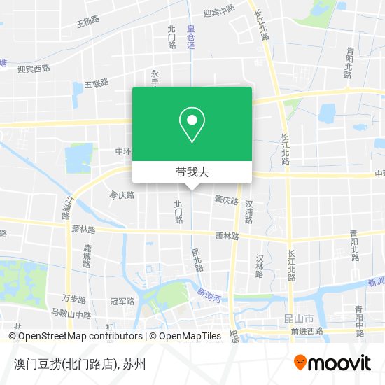 澳门豆捞(北门路店)地图