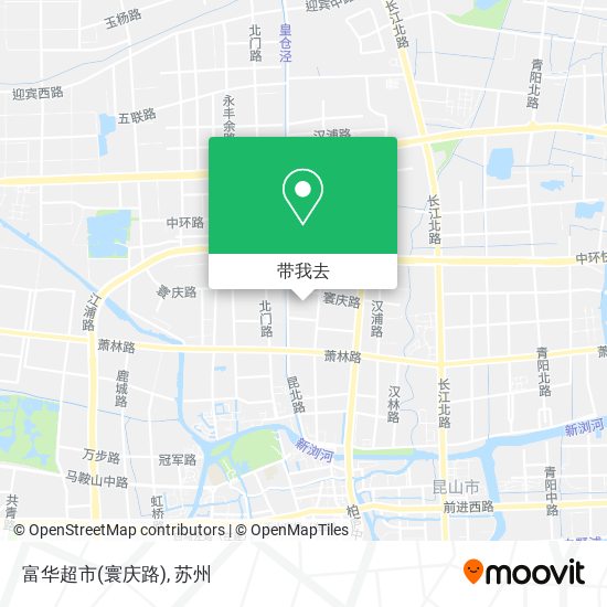 富华超市(寰庆路)地图