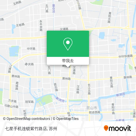 七星手机连锁紫竹路店地图