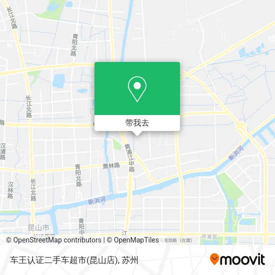车王认证二手车超市(昆山店)地图