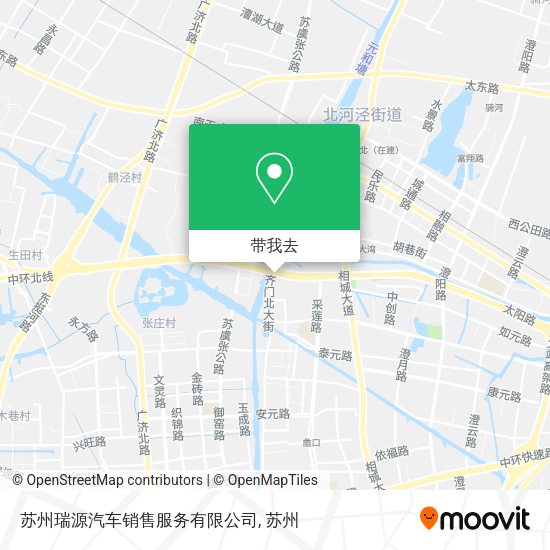 苏州瑞源汽车销售服务有限公司地图