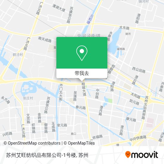 苏州艾旺纺织品有限公司-1号楼地图