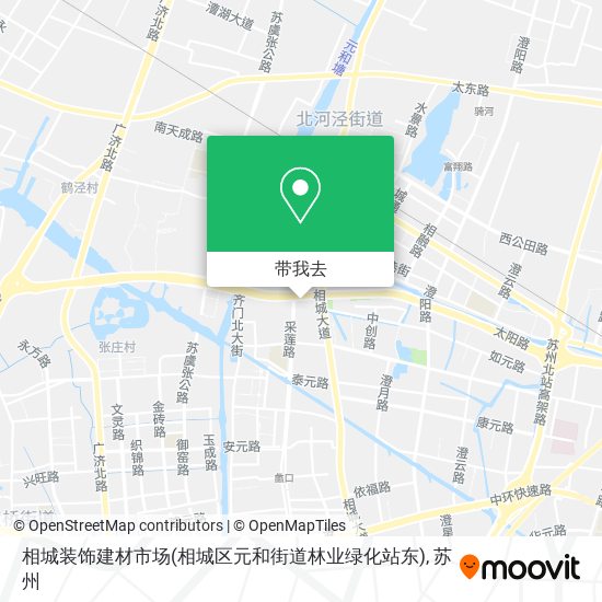相城装饰建材市场(相城区元和街道林业绿化站东)地图
