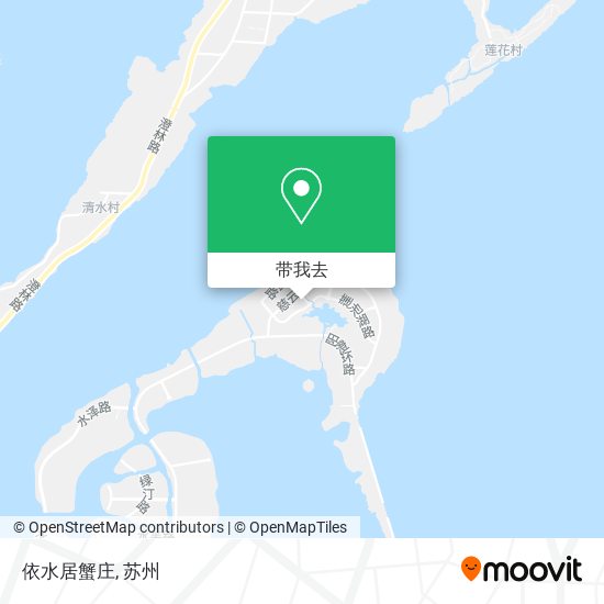 依水居蟹庄地图