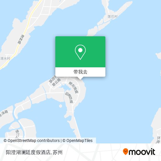 阳澄湖澜廷度假酒店地图