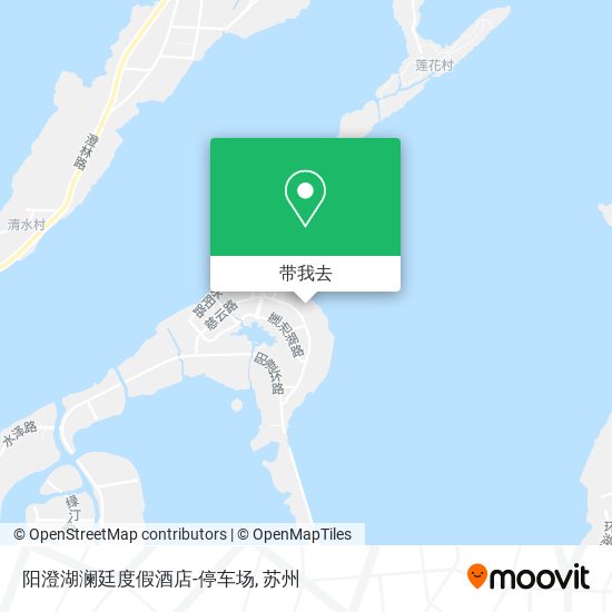 阳澄湖澜廷度假酒店-停车场地图