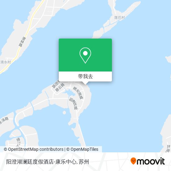 阳澄湖澜廷度假酒店-康乐中心地图