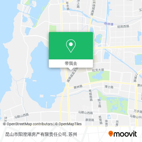 昆山市阳澄湖房产有限责任公司地图