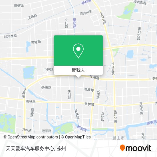 天天爱车汽车服务中心地图