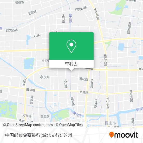 中国邮政储蓄银行(城北支行)地图