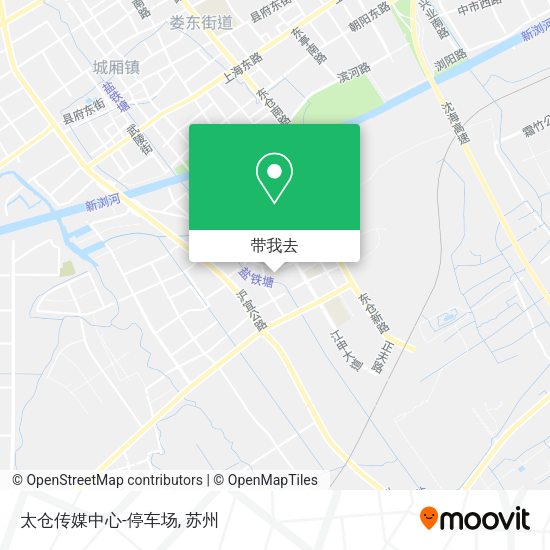 太仓传媒中心-停车场地图