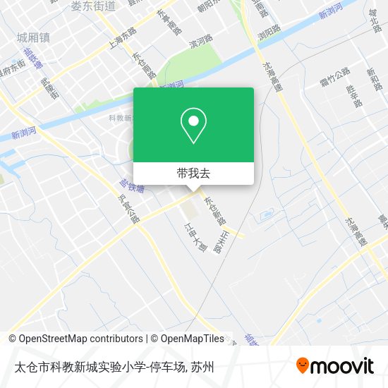 太仓市科教新城实验小学-停车场地图