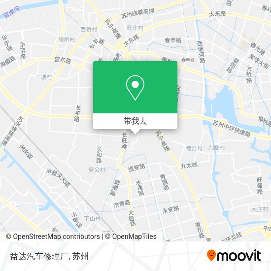 益达汽车修理厂地图