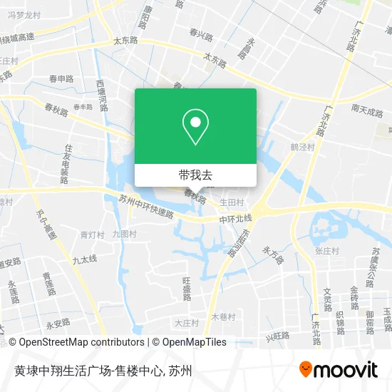 黄埭中翔生活广场-售楼中心地图