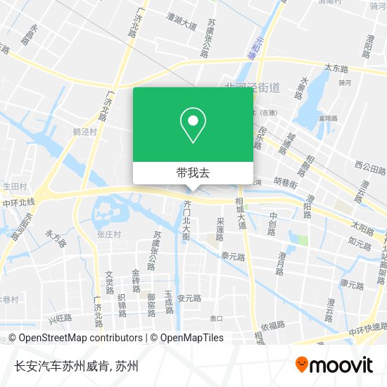 长安汽车苏州威肯地图