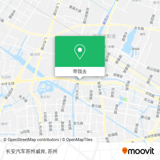 长安汽车苏州威肯地图