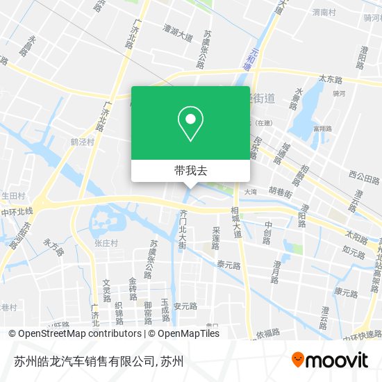 苏州皓龙汽车销售有限公司地图