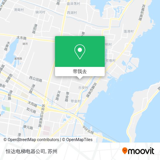 恒达电梯电器公司地图