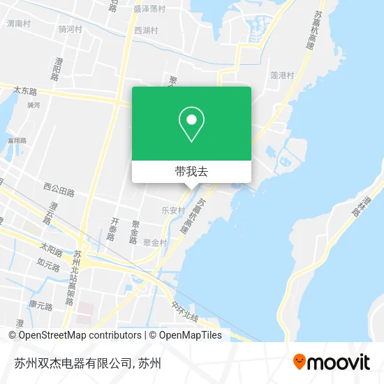 苏州双杰电器有限公司地图