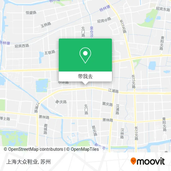 上海大众鞋业地图