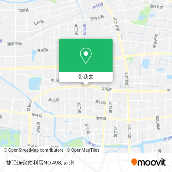 捷强连锁便利店NO.498地图