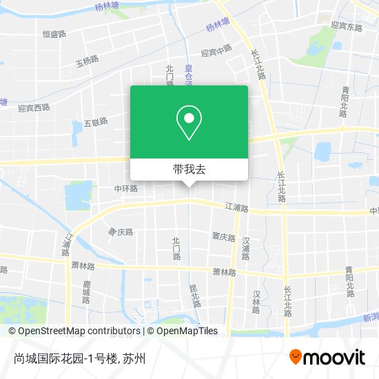 尚城国际花园-1号楼地图