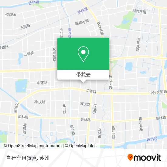 自行车租赁点地图