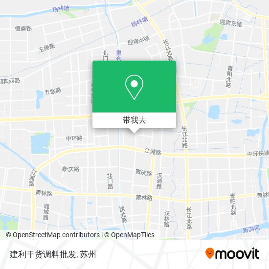 建利干货调料批发地图